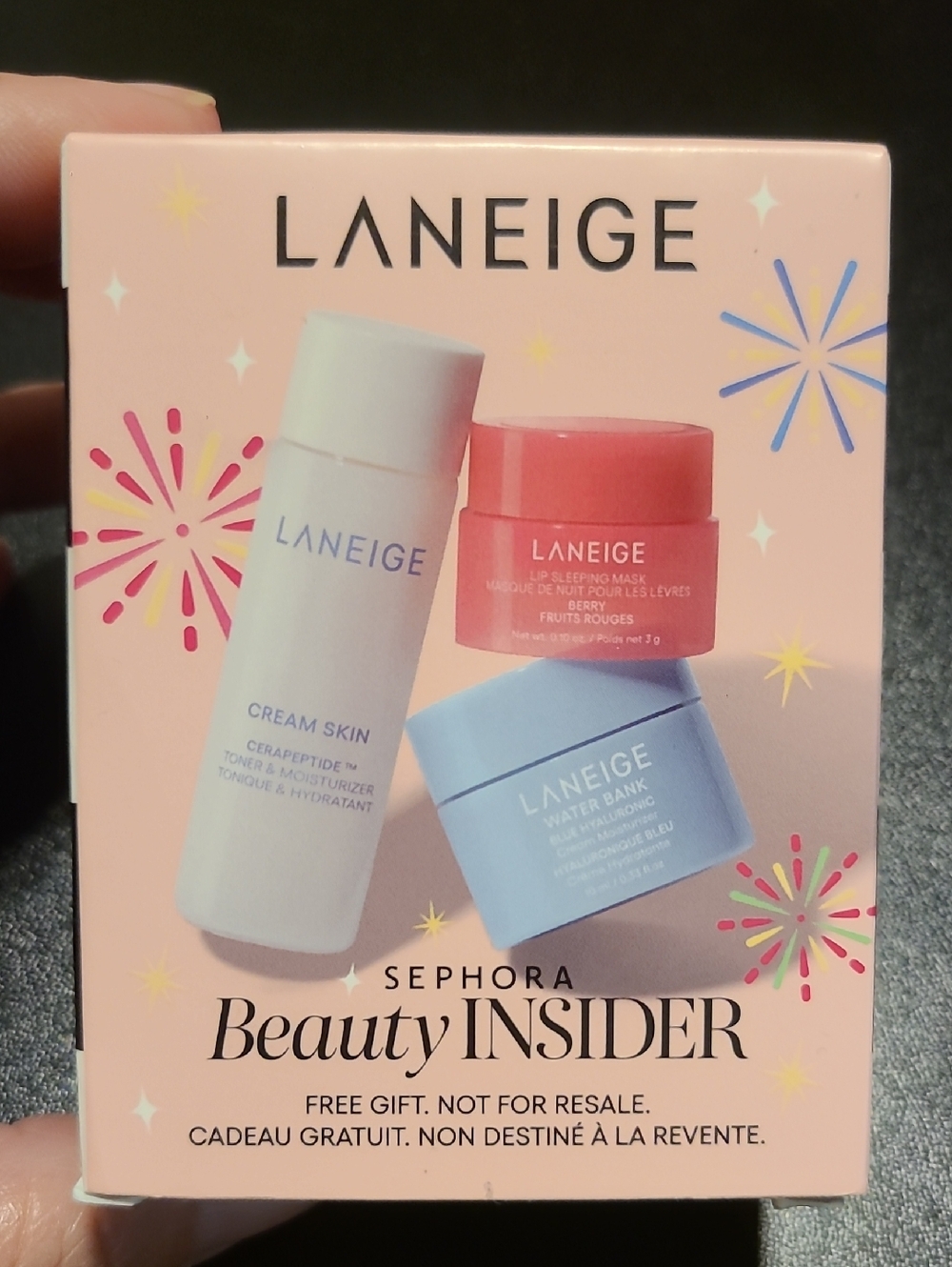 LANEIGE Pink & Blue Mini Skincare Set